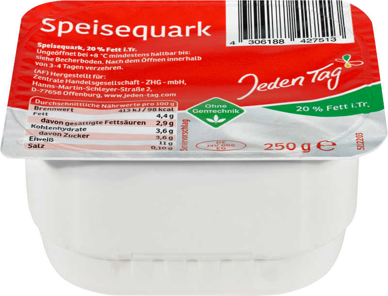 Speisequark 20% 250g OGT | Jeden Tag - günstig einkaufen