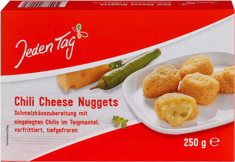 Jeden Tag Crispy Chili Cheese Nuggets 250g, | Jeden Tag - günstig einkaufen